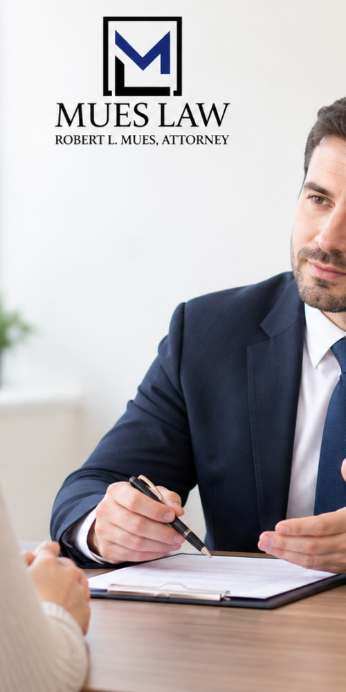 Divorce attorney consultation in Ohio with client